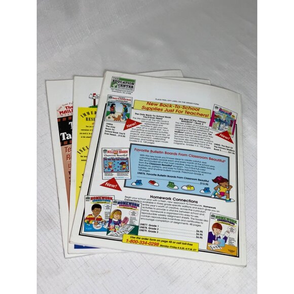 Vintage The Mailbox Magazines Set Of 4 For Teachers August/September 1994-1996 - Picture 8 of 10